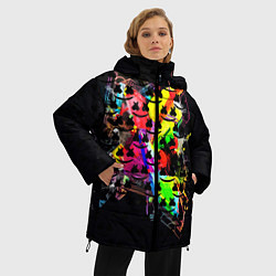 Куртка зимняя женская MARSMELLO, цвет: 3D-черный — фото 2