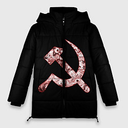 Куртка зимняя женская Anime USSR, цвет: 3D-красный