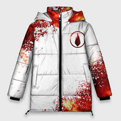 Куртка зимняя женская Thousand Foot Krutch, цвет: 3D-черный