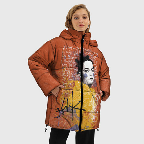 Женская зимняя куртка Bjork / 3D-Красный – фото 3