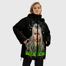 Куртка зимняя женская BILLIE EILISH, цвет: 3D-черный — фото 2