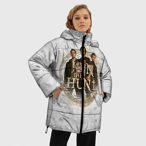Женская зимняя куртка Join The Hunt / 3D-Светло-серый – фото 3
