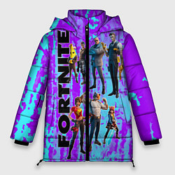 Куртка зимняя женская Fortnite, цвет: 3D-красный