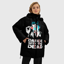 Куртка зимняя женская Dance with the dead, цвет: 3D-черный — фото 2