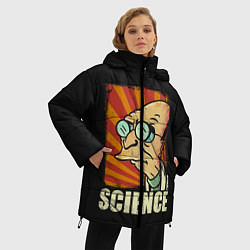Куртка зимняя женская Futurama Science, цвет: 3D-красный — фото 2