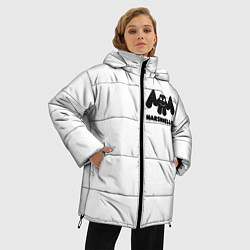 Куртка зимняя женская Marshmello Спина, цвет: 3D-черный — фото 2