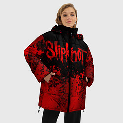 Куртка зимняя женская Slipknot 9, цвет: 3D-черный — фото 2