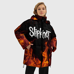 Куртка зимняя женская SLIPKNOT, цвет: 3D-красный — фото 2