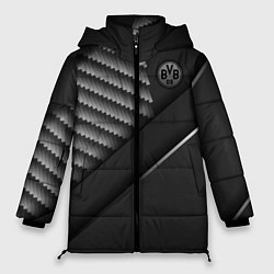 Куртка зимняя женская FC Borussia, цвет: 3D-светло-серый