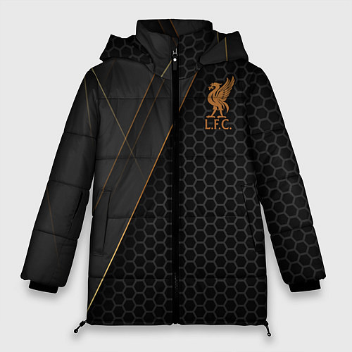 Женская зимняя куртка Liverpool FC / 3D-Светло-серый – фото 1