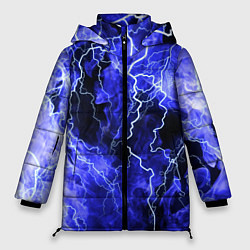 Куртка зимняя женская МОЛНИЯ BLUE, цвет: 3D-светло-серый
