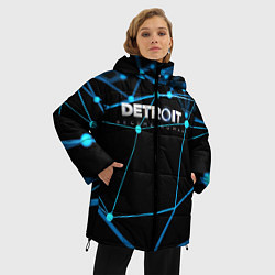 Куртка зимняя женская Detroit:Become Human, цвет: 3D-черный — фото 2