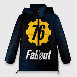 Куртка зимняя женская FALLOUT76, цвет: 3D-черный