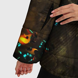Куртка зимняя женская GTA:Online, цвет: 3D-светло-серый — фото 2