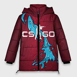 Куртка зимняя женская Дух воды, цвет: 3D-красный