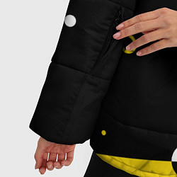 Куртка зимняя женская ФИГУРКИ, цвет: 3D-черный — фото 2