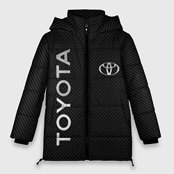Куртка зимняя женская Toyota CARBON, цвет: 3D-черный