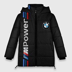 Куртка зимняя женская BMW POWER CARBON, цвет: 3D-светло-серый