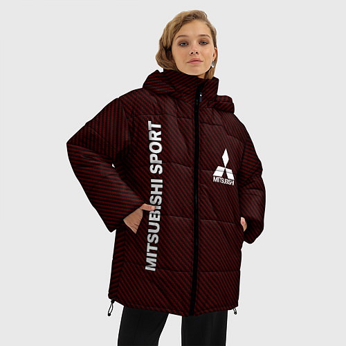 Женская зимняя куртка MITSUBISHI CARBON / 3D-Красный – фото 3