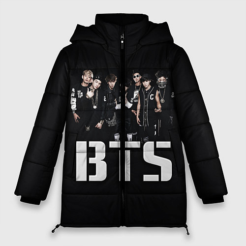 Женская зимняя куртка BTS / 3D-Светло-серый – фото 1