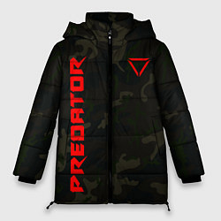 Куртка зимняя женская Predator Military, цвет: 3D-красный