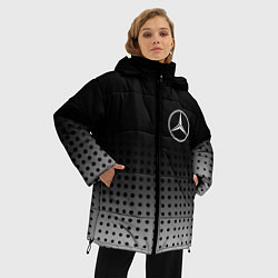 Куртка зимняя женская Mercedes-Benz, цвет: 3D-красный — фото 2
