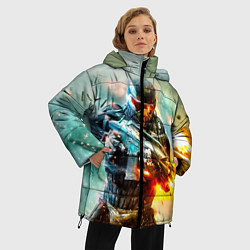 Куртка зимняя женская CRYSIS, цвет: 3D-красный — фото 2