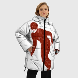 Куртка зимняя женская The Flash, цвет: 3D-светло-серый — фото 2