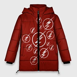 Женская зимняя куртка The Flash Logo