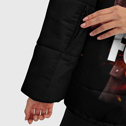 Куртка зимняя женская Fortnite Black Knight, цвет: 3D-черный — фото 2