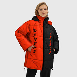 Куртка зимняя женская AngelsDemons, цвет: 3D-черный — фото 2