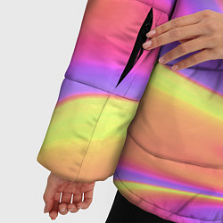 Куртка зимняя женская Пикачу, цвет: 3D-черный — фото 2