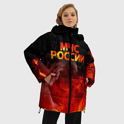 Куртка зимняя женская МЧС России, цвет: 3D-красный — фото 2