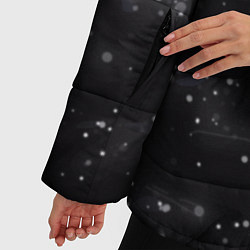 Куртка зимняя женская Галактика, цвет: 3D-черный — фото 2