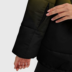 Куртка зимняя женская GEOMETRY STRIPES, цвет: 3D-светло-серый — фото 2
