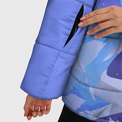 Куртка зимняя женская MY HERO ACADEMIA машет руками, цвет: 3D-светло-серый — фото 2