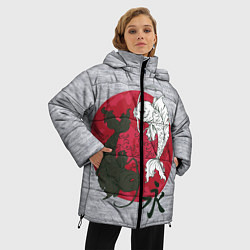 Куртка зимняя женская Japan style, цвет: 3D-красный — фото 2