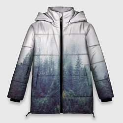 Куртка зимняя женская Сибирский лес, цвет: 3D-красный