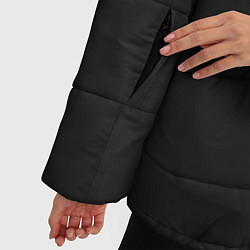 Куртка зимняя женская Очень Странные Дела, цвет: 3D-черный — фото 2