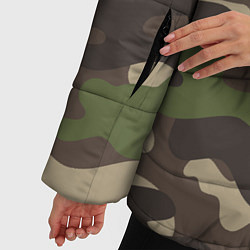 Куртка зимняя женская МИЛИТАРИ, цвет: 3D-черный — фото 2