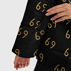 Куртка зимняя женская 6ix9ine Gold, цвет: 3D-черный — фото 2