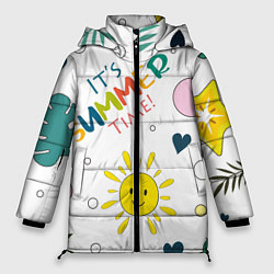 Куртка зимняя женская Summer time, цвет: 3D-черный