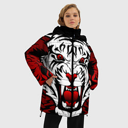 Куртка зимняя женская Зверь, цвет: 3D-черный — фото 2
