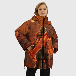 Куртка зимняя женская Палач Рока, цвет: 3D-черный — фото 2