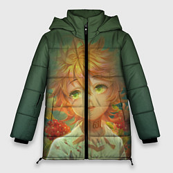 Куртка зимняя женская The Promised Neverland, цвет: 3D-красный