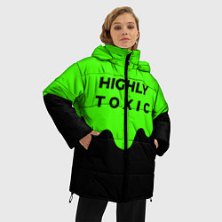 Куртка зимняя женская HIGHLY toxic 0 2, цвет: 3D-черный — фото 2