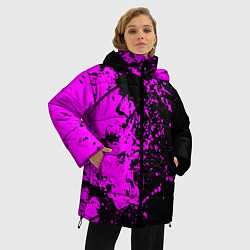 Куртка зимняя женская Чёрная магия, цвет: 3D-черный — фото 2