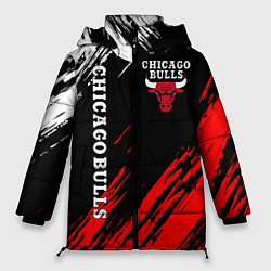 Куртка зимняя женская CHICAGO BULLS, цвет: 3D-черный