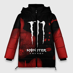 Куртка зимняя женская MONSTER ENERGY, цвет: 3D-красный