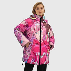 Куртка зимняя женская DARLING IN THE FRANXX, цвет: 3D-красный — фото 2